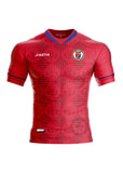 Men's Authentic Haiti National Soccer Team Jersey Red