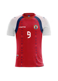 Nº 9 N. Men's Haiti Soccer Team Fans Jersey Red – 2025 Edition