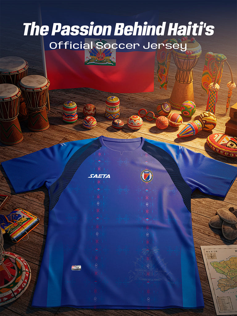 The Passion Behind Haiti's Official Soccer Jersey by Saeta