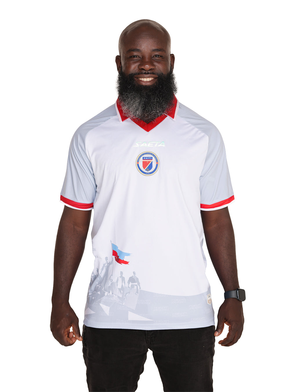 PRE-ORDER 2026 Men's Authentic Haiti National Soccer Team Jersey White