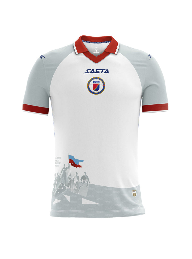 2026 Men's Haiti Soccer Team Fans Jersey White