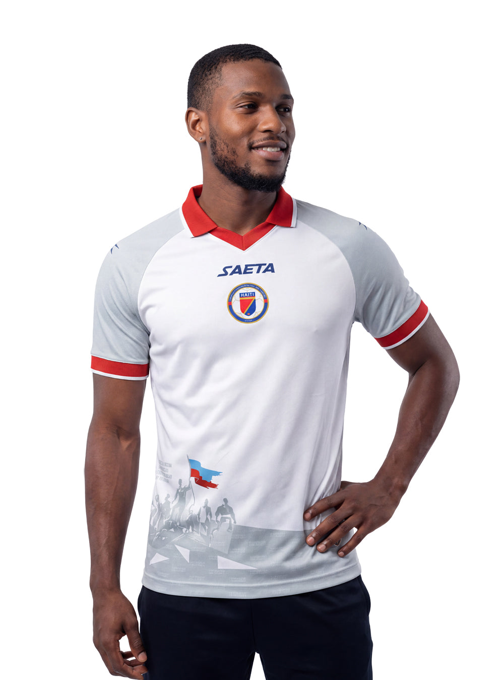2026 Men's Haiti Soccer Int Team Fans Jersey White