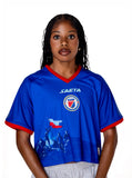 2026 Women's Haiti National Soccer Team Fans Top Oversize Blue