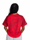 PRE-ORDER 2026 Women's Haiti National Soccer Team Fans Top Oversize Red