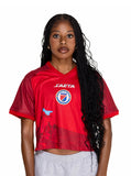 PRE-ORDER 2026 Women's Haiti National Soccer Team Fans Top Oversize Red