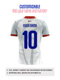 PRE-ORDER 2026 Men's Fans Haiti National Soccer Team Jersey White Customizable
