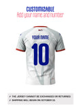 PRE-ORDER 2026 Haiti National Soccer Team Kids Fans Jersey white Customizable