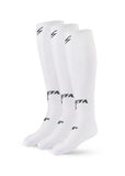 Saeta Soccer Socks 3-Pack – White/Black