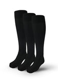 Saeta Nylon Soccer Socks 3-Pack – Black