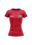 Women's Authentic Haiti National Soccer Team Jersey Red