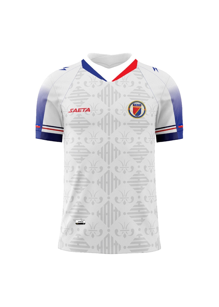 Haiti Soccer Team Fans Jersey White SaetaUSA