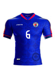 PRESALE Nº 6 D. Authentic Haiti  National Soccer Team Jersey Blue