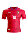 PRESALE Nº 10 M. Authentic Haiti  National Soccer Team Jersey Red
