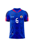 Nº 6 D. Men's Haiti Soccer Team Fans Jersey Blue