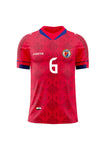 Nº 6 D. Men's Haiti Soccer Team Fans Jersey Red