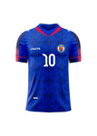 10 D. Men's Haiti Soccer Team Fans Jersey Blue