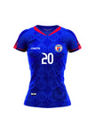 PRESALE Nº 20 P. Authentic Women's Haiti National Soccer Team Jersey Blue