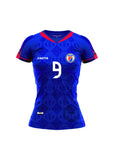 PRESALE Nº 9 N. Authentic Women's Haiti National Soccer Team Jersey Blue