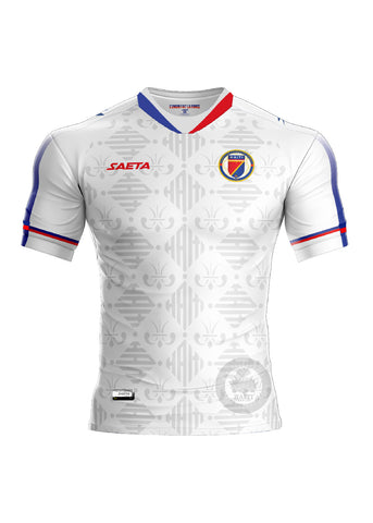Men's Authentic Haiti National Soccer Team Jersey White