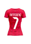 PRESALE Nº 7 A. Authentic Women's Haiti National Soccer Team Jersey Red