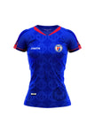 Women's Authentic Haiti National Soccer Team Jersey Blue