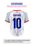 PRE-ORDER 2026 Women's Fans Haiti National Soccer Team Oversize White Customizable