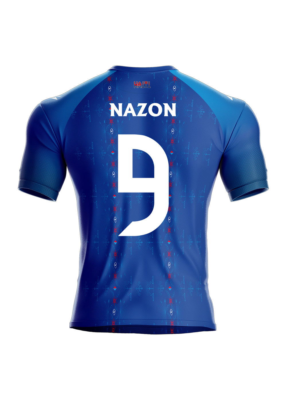 9 N. Authentic Haiti  National Soccer Team Jersey Blue - 2025 Edition