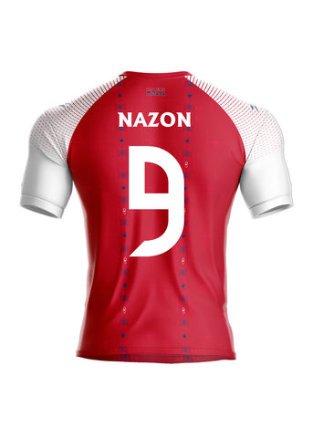 9 N. Authentic Haiti  National Soccer Team Jersey Red - 2025 Edition