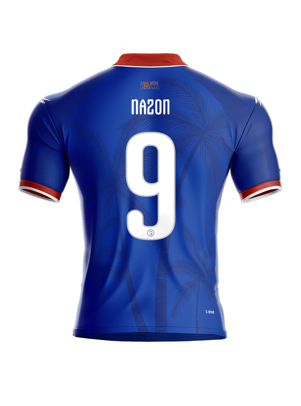 9 N. PRE-ORDER 2026 Men's Authentic Haiti National Soccer Team Jersey Blue