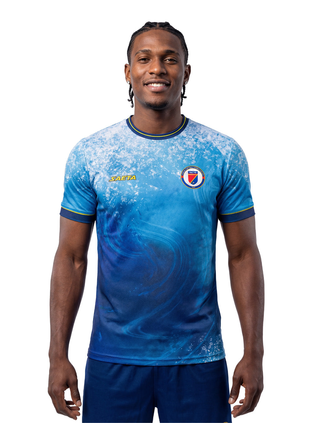 PRE-ORDER 2026 Training Men's Haiti National Soccer Team Jersey Sky Blue