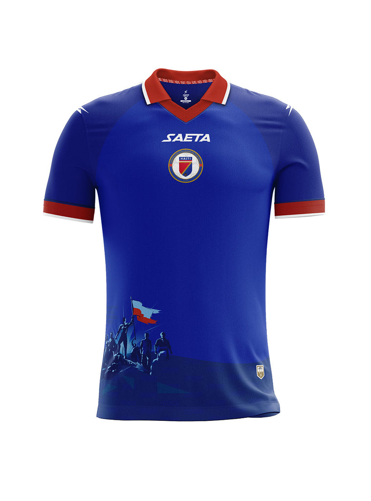 2026 Men's Haiti Soccer Team Fans Jersey Blue – SaetaUSA