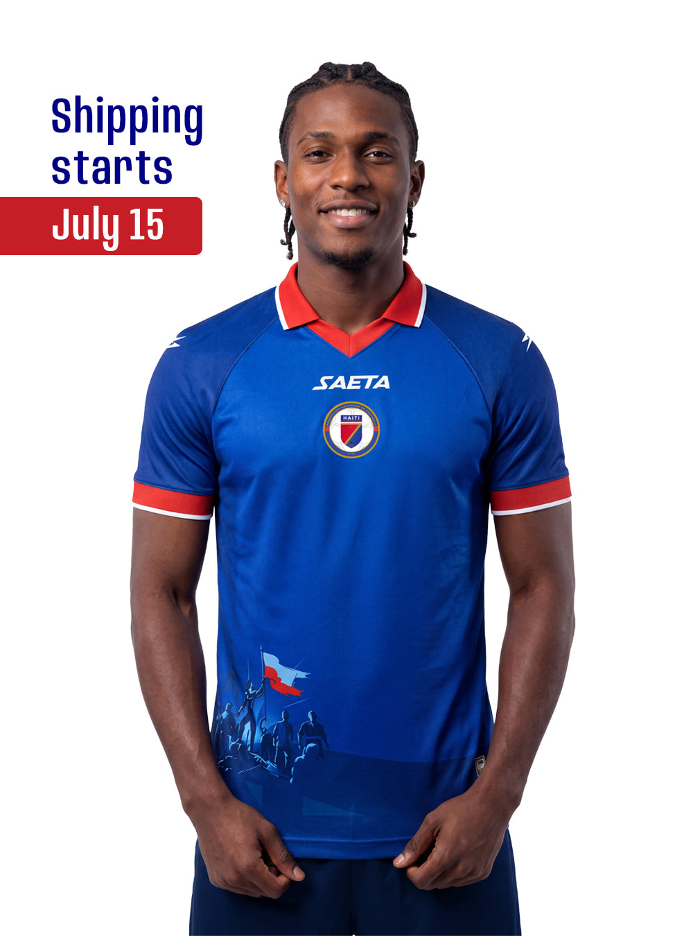 PRE ORDER 2026 Men's Haiti Soccer Team Fans Jersey Blue