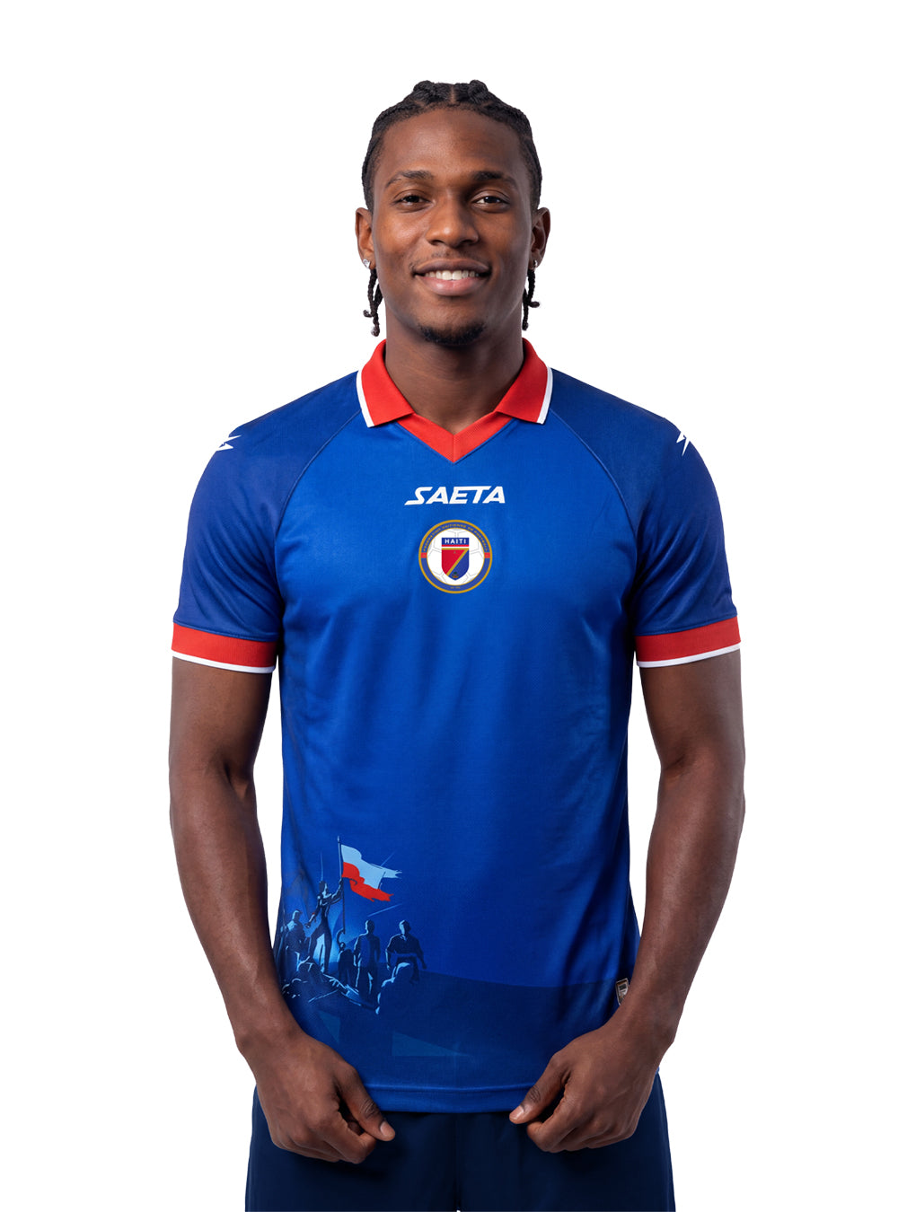 2026 Men's Haiti Soccer Int Team Fans Jersey Blue
