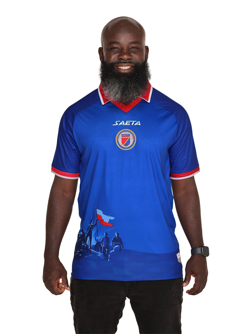 PRE-ORDER 2026 Men's Authentic Haiti National Soccer Team Jersey Blue