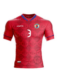 PRESALE Nº 3 D. Authentic Haiti  National Soccer Team Jersey Red