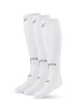Saeta Soccer Socks 3-Pack – White/Gray