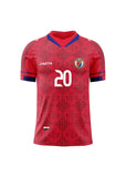 20 P. Men's Haiti Soccer Team Fans Jersey Red