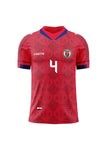 4 A. Men's Haiti Soccer Team Fans Jersey Red