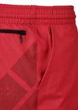 Men's Running Set - Shirt & 2-in-1 Shorts  Red