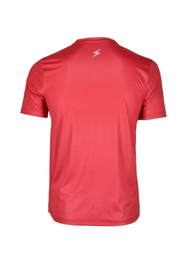 Men's Running Set - Shirt & 2-in-1 Shorts  Red